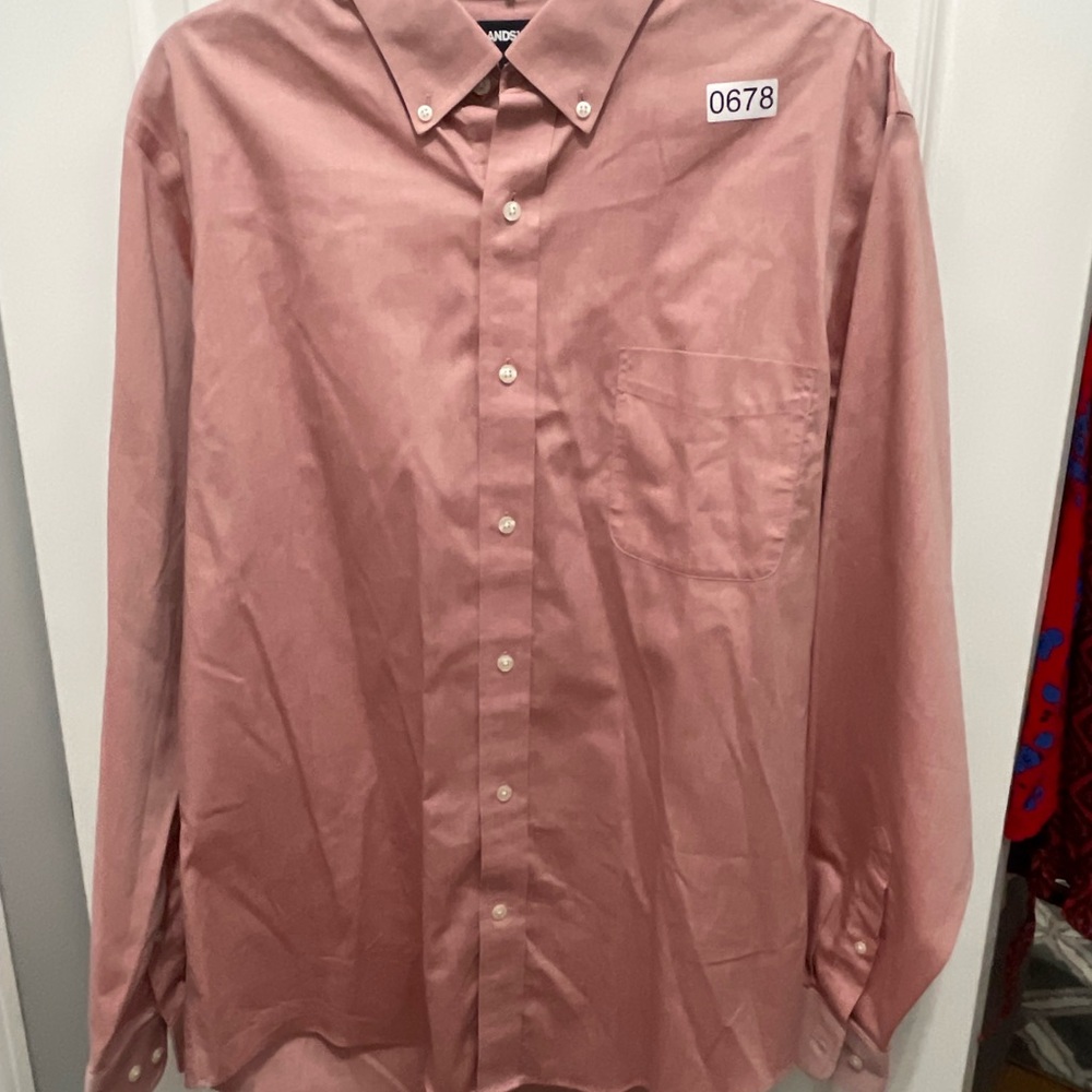 Lands end long sleeve button down 16 35 size - Picture 11 of 13